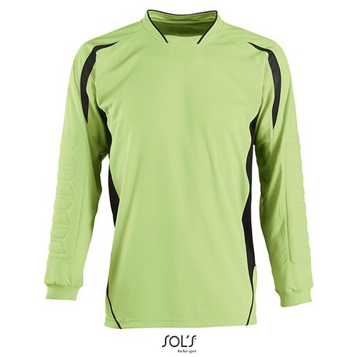 SOL´S Kids´ Goalkeepers Shirt Azteca (Apple Green, Black, 6-8 Jahre)