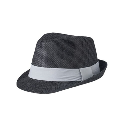 Myrtle beach Street Style Hat (Black, Light Grey, S/M (56 cm))