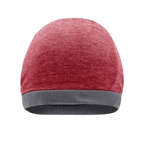 Myrtle beach Heather Summer Beanie (Wine Melange, Dark Grey, One Size)