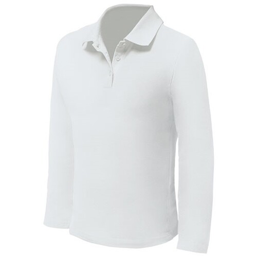 Nath Men´s Polo Long Sleeve (White, M)