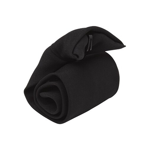 Premier Workwear Clip-on Tie (Black (ca. Pantone Black C), One Size)