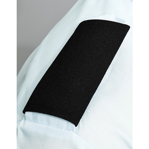 Premier Workwear Epaulettes (Black (ca. Pantone Black C), 10 x 6 cm)