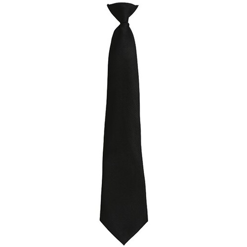 Premier Workwear Colours Orginals Fashion Clip Tie (Black (ca. Pantone Black C), 47 x 10 cm)