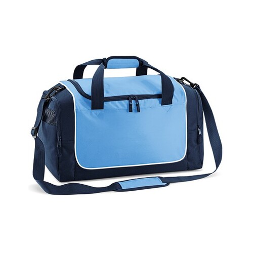 Quadra Teamwear Locker Bag (Sky Blue, French Navy, White, 47 x 30 x 27 cm)