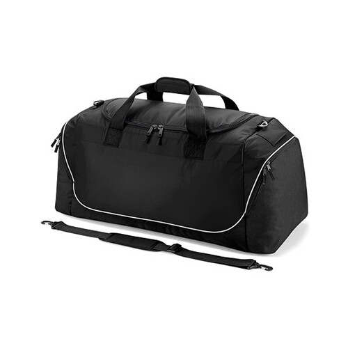 Quadra Teamwear Jumbo Kit Bag (Black, Light Grey, 85 x 38 x 35 cm)