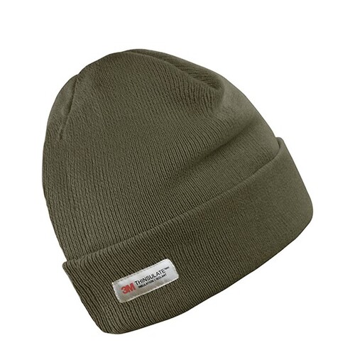Result Winter Essentials Lightweight Thinsulate Hat (Olive Green, One Size)