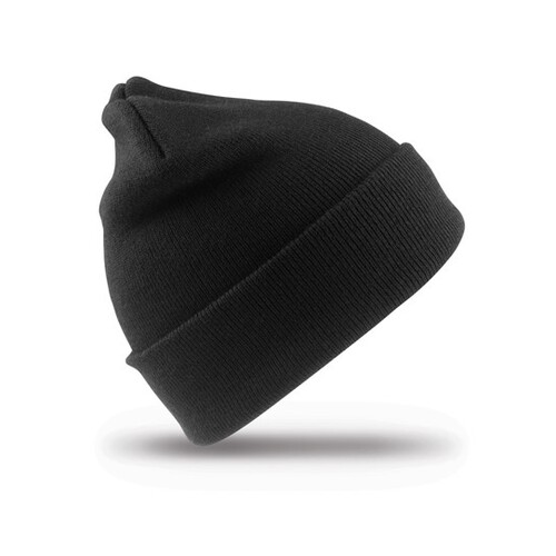 Result Winter Essentials Junior Woolly Ski Hat (Black, One Size)