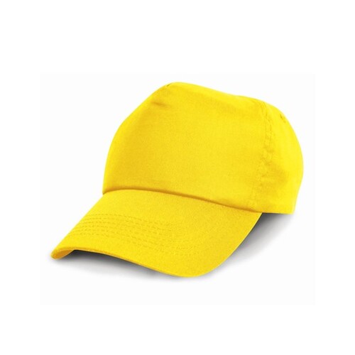 Result Headwear Junior Cotton Cap (Yellow, One Size)