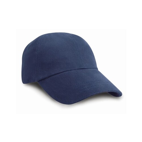 Result Headwear Junior Heavy Brushed Cotton Cap (Navy, One Size)