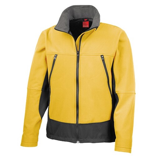 Result Activity Softshell Jacket (Yellow, Black, 3XL)