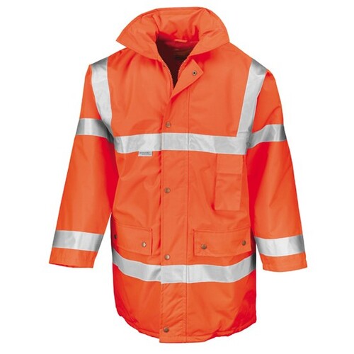 Result Safe-Guard Safety Jacket (Fluorescent Orange, S)