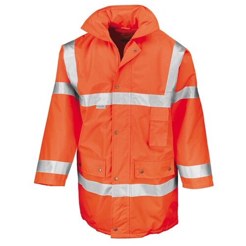 Result Safe-Guard Safety Jacket (Fluorescent Orange, L)