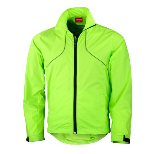 SPIRO Crosslite Trail & Track Jacket (Neon Lime, XXL)