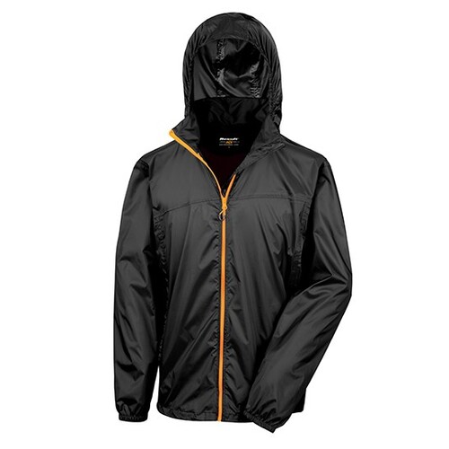 Result Urban HDi Quest Lightweight Stowable Jacket (Black, Orange, M)