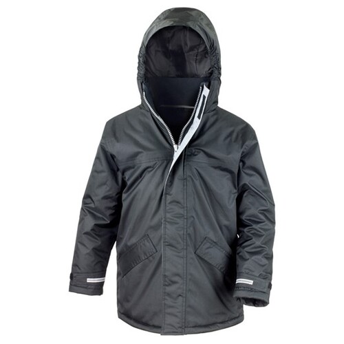 Result Core Youth Winter Parka (Black, XL (11-12))