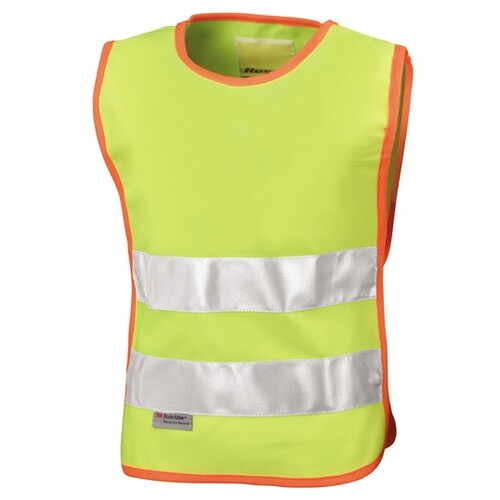 Result Safe-Guard Junior High Vis Tabard Using 3M™ (Fluorescent Yellow, S/M)