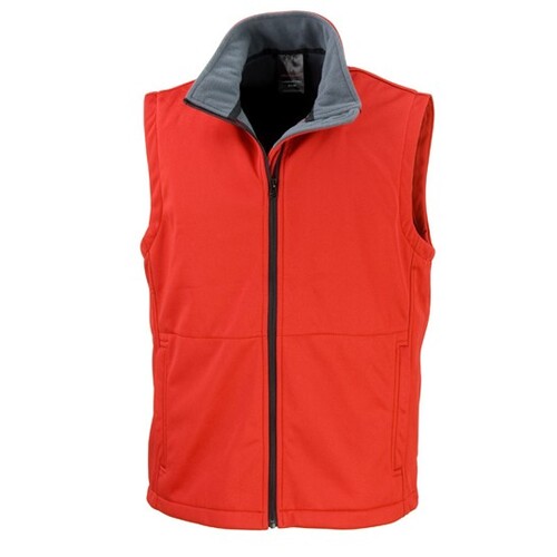 Result Core Soft Shell Bodywarmer (Red, 3XL)