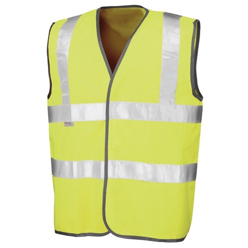 Result Safe-Guard Safety Hi-Vis Vest Using 3M™ (Fluorescent Yellow, 3XL)