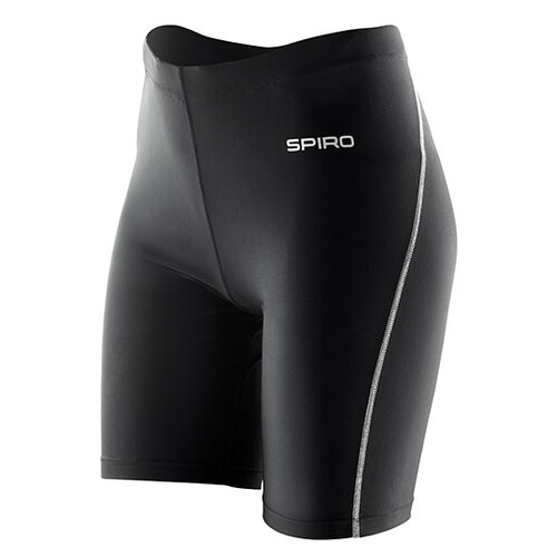 SPIRO Women´s Bodyfit Base Layer Shorts (Black, XS/S)