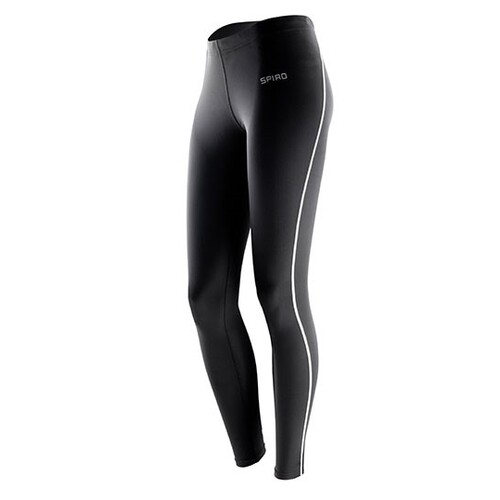 SPIRO Women´s Bodyfit Base Layer Leggings (Black, XS/S)