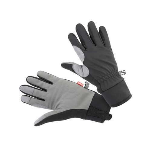 SPIRO Unisex Bikewear Long Gloves (Black, Grey, XS)