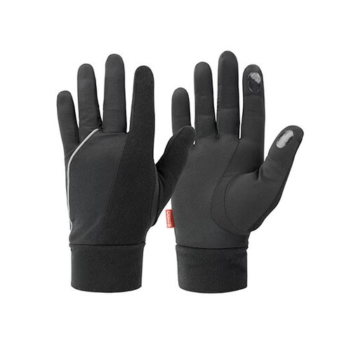SPIRO Elite Running Gloves (Black, S)