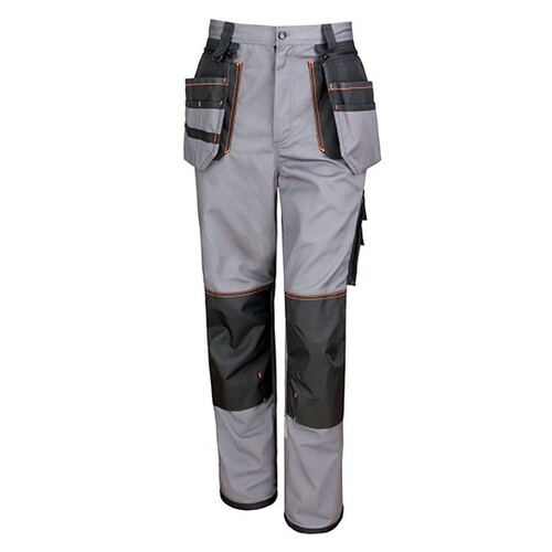 Result WORK-GUARD X-Over Holster Trouser With Cordura® (Grey, Black, XS)