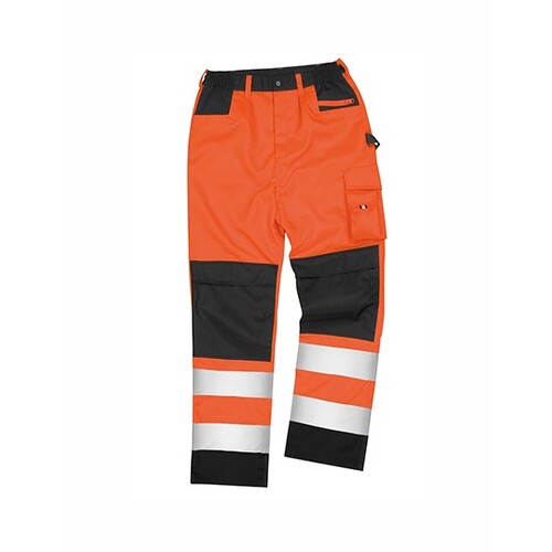 Result Safe-Guard Safety Cargo Trouser (Fluorescent Orange, XS)