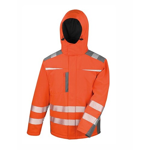 Result Safe-Guard Dynamic Softshell Coat (Fluorescent Orange, S)