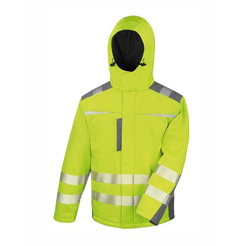 Result Safe-Guard Dynamic Softshell Coat (Fluorescent Yellow, 4XL)