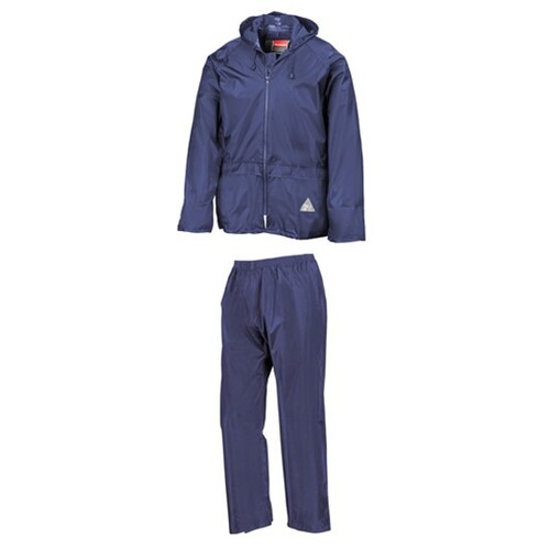 Result Waterproof Jacket & Trouser Set (Royal, XXL)