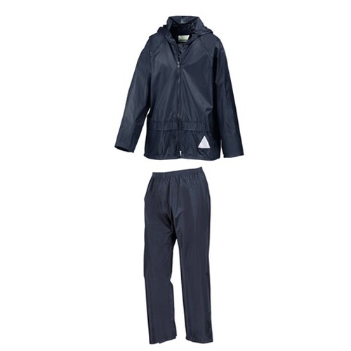 Result Junior Waterproof Jacket & Trouser Set (Navy, XS (3-4))
