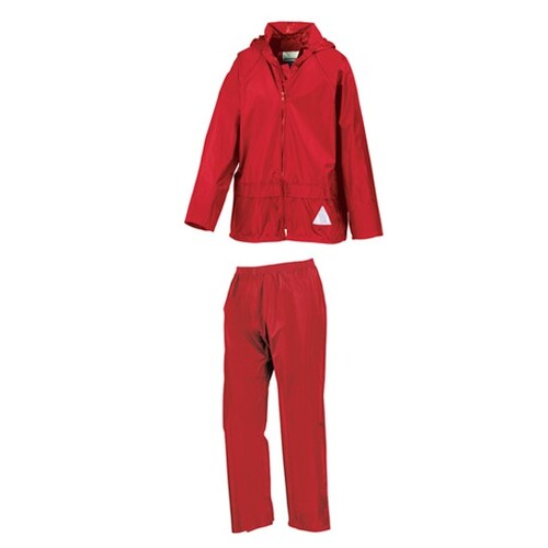 Junior chaqueta impermeable y pantalones Set